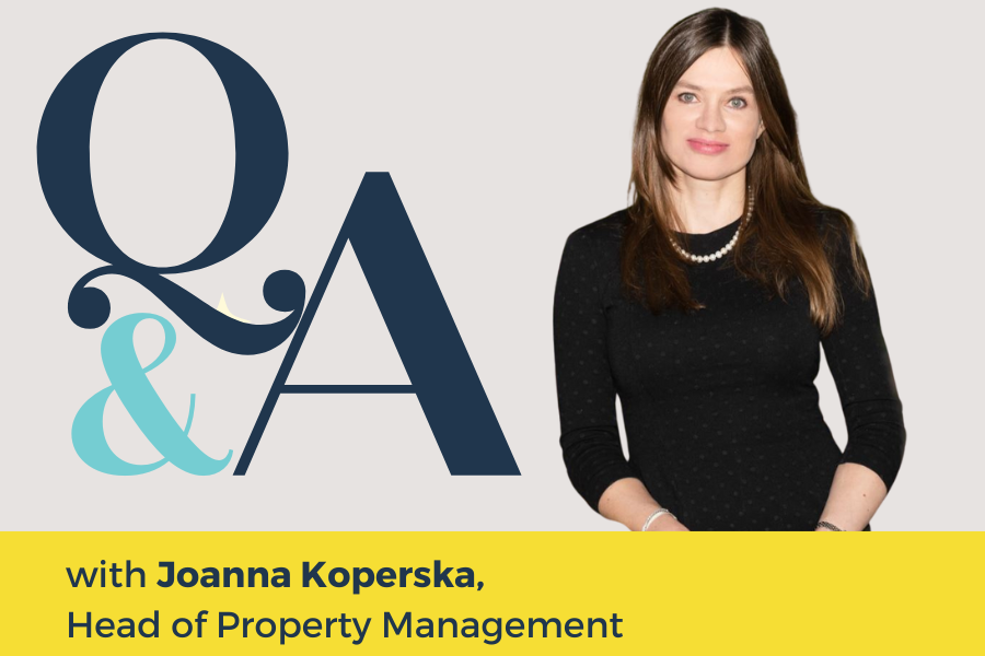 Q&A with Joanna Koperska, Head of Property Management