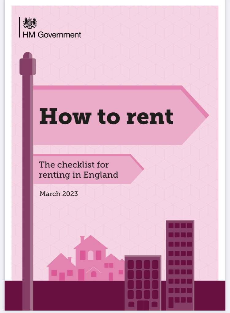 Important News &#8211; New version of How to Rent Guide published today 24th March 2023