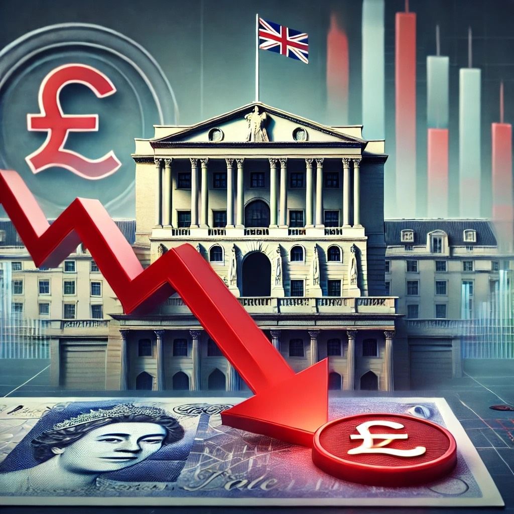 BANK OF ENGLAND CUTS BASE RATE TO 4.5%