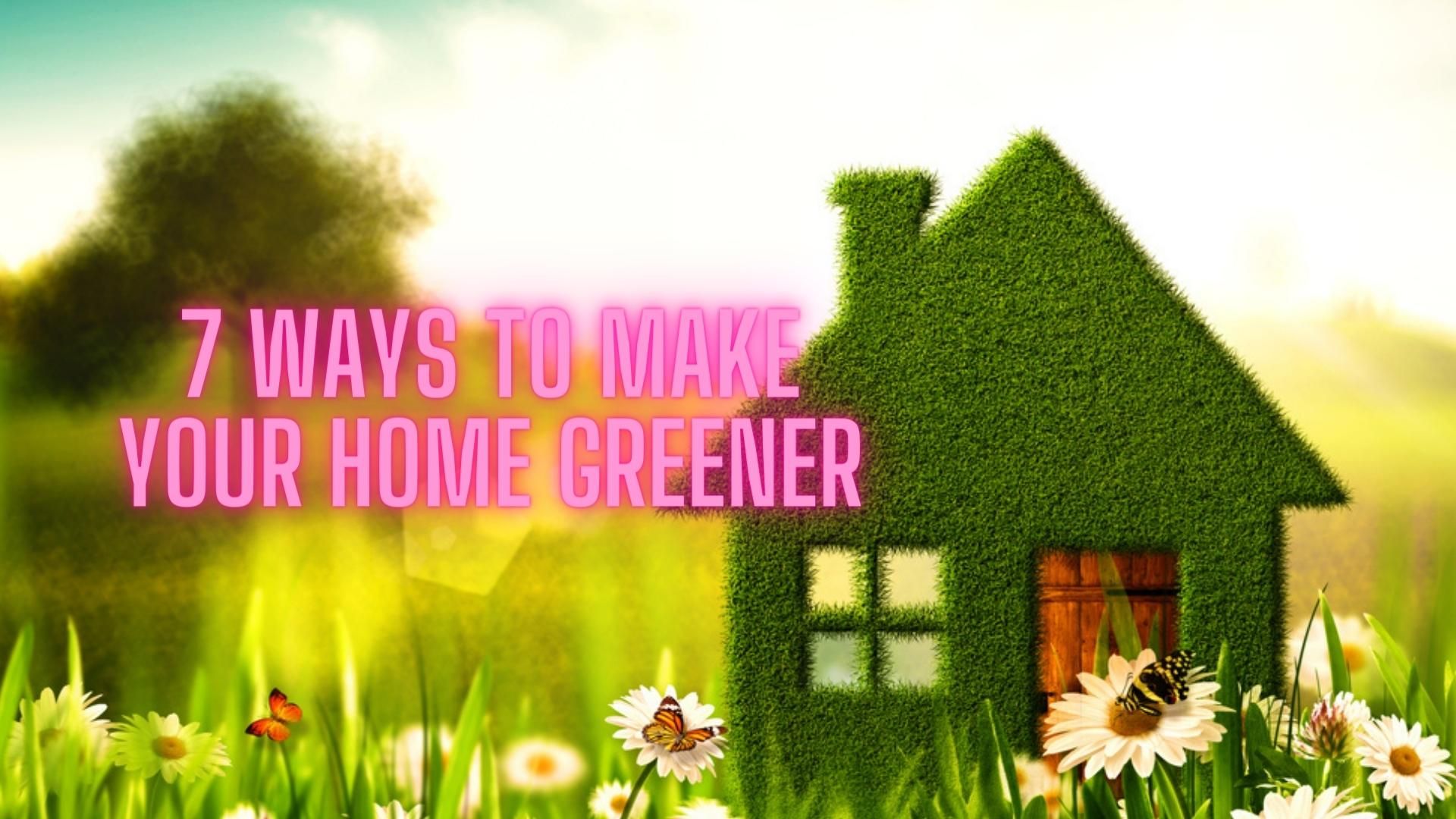 VIDEO: 7 Ways To Make Your Home Greener
